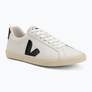 Női cipők VEJA Esplar Logo Leather extra white/black (Esplar Logo Leather EO0200005A360) kép