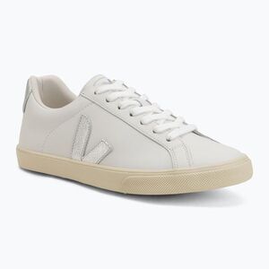 Női cipők VEJA Esplar Logo Leather extra white/silver (Esplar Logo Leather EO0203883A360) kép