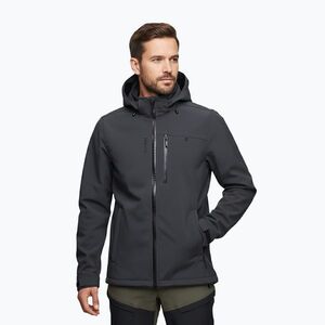 Férfi softshell dzseki Alpinus Roignais black/graphite (Roignais MK11519) kép