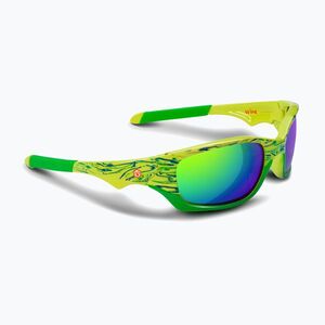 Gyerek napszemüveg Aztron Shine spark lime/wayve/polarized green/yellow mir/grey (Shine AA-SUB380) kép