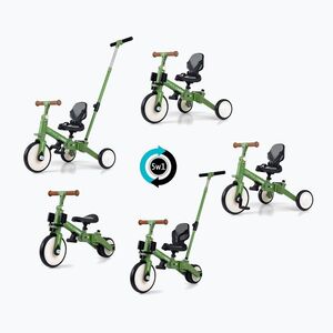 Futóbicikli Milly Mally 5w1 Optimus Max green (5w1 Optimus Max 6342) kép