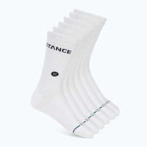 Zokni Stance Origin Crew 6 pairs white (Origin Crew A556C24ORI-WHT) kép