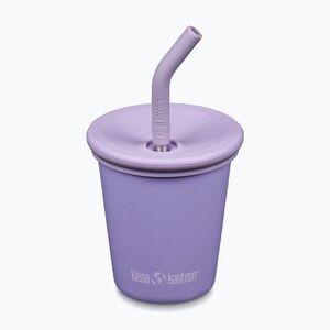 Bögre KLEAN KANTEEN Steel Straw Lid 296 ml paisley purple (Steel Straw Lid 1011222) kép