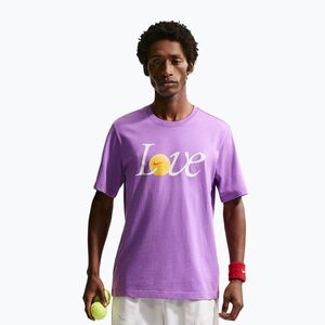 Férfi teniszpóló Nike Court Love bright violet (Court Love IU7414-522) kép