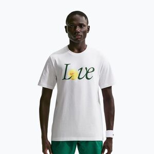 Férfi teniszpóló Nike Court Love white (Court Love IU7414-100) kép