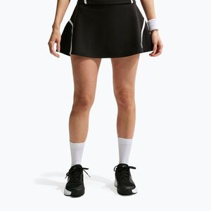 Teniszszoknya Nike Court Advantage Dri-Fit High Waisted black/white (Court Advantage Dri-Fit High Waisted II3624-010) kép
