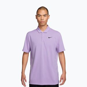 Férfi teniszpóló Nike Court Dri-Fit Polo Solid violet mist/black (Court Dri-Fit Polo Solid DH0857-511) kép