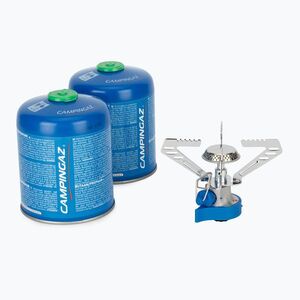 Szabadtéri tűzhely Campingaz Stove Combo Camping Connect + 2 CV470 blue (Stove Combo Camping Connect + 2 CV470 2232192) kép