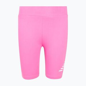 Gyerek rövidnadrág New Balance Stacked Logo Cycle pink satin (Stacked Logo Cycle LAKG0051AAC) kép