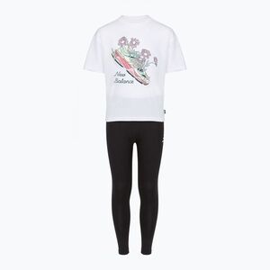 Gyerek szett New Balance Floral Shoe Graphic Tee and Legging nb bright white (Floral Shoe Graphic Tee and Legging YS61H20JBWE) kép