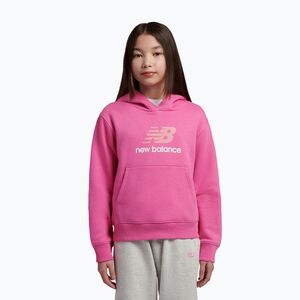 Gyerek pulóver New Balance FT Stacked Logo Hoodie pink satin (FT Stacked Logo Hoodie LAKG0207AAC) kép