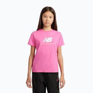Gyerek póló New Balance Jersey Stacked Logo Tee pink satin (Jersey Stacked Logo Tee LAKG0183AAC) kép