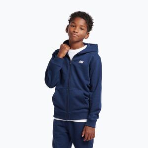 Gyerek pulóver New Balance French Terry Small Logo Full Zip Hoodie nb navy (French Terry Small Logo Full Zip Hoodie LAKB0057NNY) kép