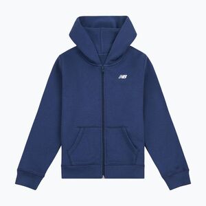 Gyerek pulóver New Balance Brush Back Small Logo Full Zip Hoodie nb navy (Brush Back Small Logo Full Zip Hoodie LAKB0004NNY) kép