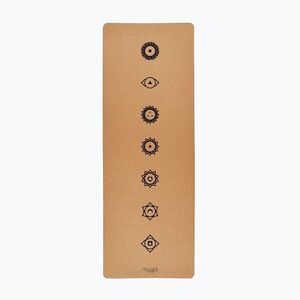 Jógaszőnyeg Myga Chakra XL 6 mm brown (Czakra 6mm RY1320) kép