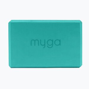 Jógatégla Myga Foam Block turquoise (Foam Block RY1060) kép