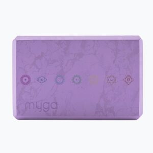Jógatégla Myga Foam Block purple (Foam Block RY2473) kép