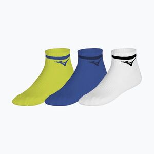 Zokni Mizuno Training Mid With Line 3 pairs lightning yellow/ultramarine (Training Mid With Line 32GXCA25Z43) kép