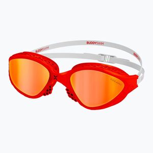 Úszószemüveg BuddySwim OzeanX Mirror red/white/orange (OzeanX Mirror 25133451) kép