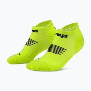 Női kompressziós zokni CEP Run No Show 5.0 lime/black (Run No Show 5.0 WP76KR3) kép