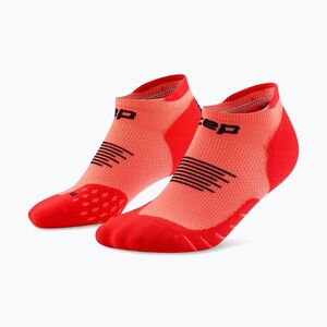 Női kompressziós zokni CEP Run No Show 5.0 neon coral (Run No Show 5.0 WP76SR2) kép