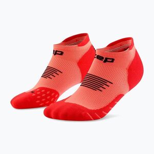Férfi kompressziós zokni Cep Run No Show 5.0 neon coral (Run No Show 5.0 WP86SR4) kép
