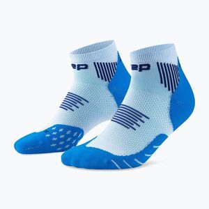 Férfi kompressziós zokni CEP Run Low Cut 5.0 blue/ice (Run Low Cut 5.0 WP8A3R2) kép