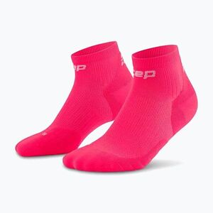 Férfi kompressziós zokni CEP Run Low Cut 5.0 pink (Run Low Cut 5.0 WP8A4R2) kép