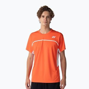 Férfi póló YONEX 10726 Practice Crew Neck cyber orange (Practice Crew Neck CT107266COS) kép