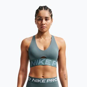 Edzőmelltartó Nike Pro Sculpt Medium Support mineral slate/denim turquoise/white (Pro Sculpt Medium Support IB9896-382) kép