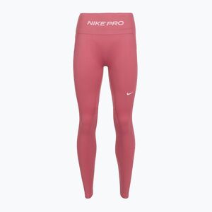 Női edző leggings Nike Pro Seamless High Waisted 7/8 peony/white (Pro Seamless High Waisted 7/8 IR4200-641) kép