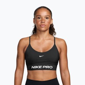 Edzőmelltartó Nike Pro Seamless Light Support black/white (Pro Seamless Light Support IR4154-011) kép
