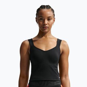 Női edzőpóló Nike Pro Sculpt Medium Support Padded Tank black/white (Pro Sculpt Medium Support Padded Tank IR1902-010) kép