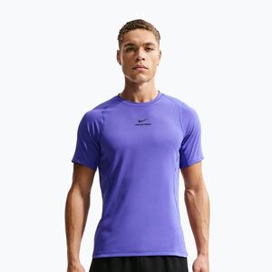 Férfi edzőpóló Nike Pro Training Dri-Fit persian violet/black (Pro Training Dri-Fit HV0409-510) kép