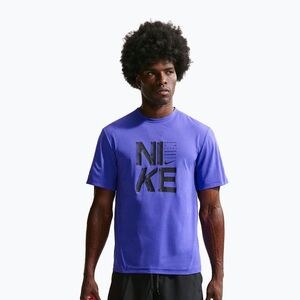 Férfi edzőpóló Nike Hyverse Dri-Fit Persian violet/black (Hyverse Dri-Fit IF2778-510) kép