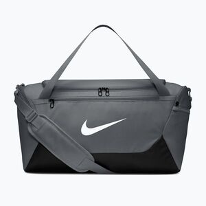 Edzőtáska Nike Brasilia Duffel Small 40 l smoke grey/black/white (Brasilia Duffel Small IB4394-084) kép