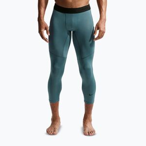 Férfi edző leggings Nike Pro Dri-Fit 3/4 Tight Fitness mineral slate/black (Pro Dri-Fit 3/4 Tight Fitness FB7950-382) kép