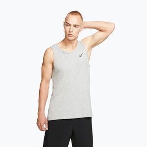 Férfi edzőpóló Nike Dri-Fit TT dark grey heather/black (Dri-Fit TT AR6069-063) kép