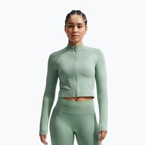 Női edzőfelső Nike Pro Seamless Full Zip Top steam (Pro Seamless Full Zip Top IO4466-006) kép