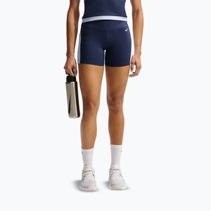Női rövidnadrág Nike One High Waisted Biker 5" midnight navy/hydrogen blue/white (One High Waisted Biker 5" IB9186-410) kép