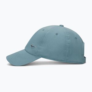 Baseballsapka Nike Dri-Fit Club Unstructured Metal Swoosh Mineral slate/metallic silver (Dri-Fit Club Unstructured Metal Swoosh FB5372-382) kép
