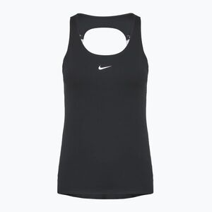 Női edzőpóló Nike Pro Dri-Fit black/white (Pro Dri-Fit IB9900-010) kép
