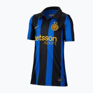 Gyerek focimez Nike Inter Milan Dri-Fit Stadium Home lyon blue/black/university gold (Inter Milan Dri-Fit Stadium Home II1648-409) kép