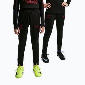 Gyerek futballnadrág Nike Paris Saint-Germain Strike Dri-Fit black/global red/global red (Paris Saint-Germain Strike Dri-Fit II2810-010) kép