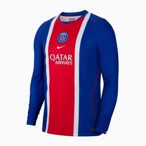 Férfi futball hosszú ujjú póló Nike Paris Saint-Germain Dri-Fit Stadium Home old royal/white/university red/white (Paris Saint-Germain Dri-Fit Stadium Home IQ6909-417) kép