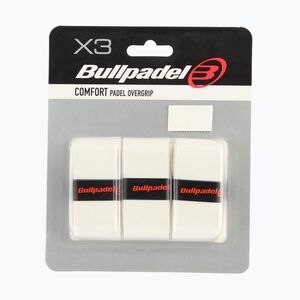 Padelütő markolatborítások Bullpadel GB-1200 Comfort 3 pcs. white (GB-1200 Comfort 471947) kép