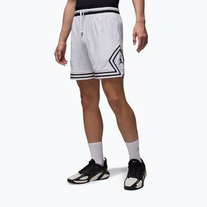 Férfi kosárlabda rövidnadrág Jordan Mesh Diamond 4" white/black/black (Jordan Mesh Diamond 4" HF9910-100) kép