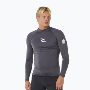 Férfi úszó hosszú ujjú felső Rip Curl Waves Upf Perf charcoal grey (Waves Upf Perf 16FMRV) kép