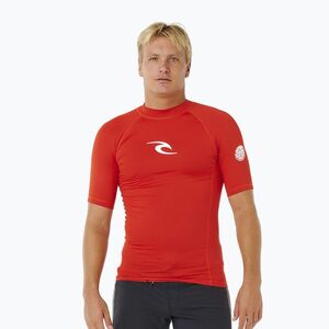 Férfi úszópóló Rip Curl Waves Upf Perf lava red (Waves Upf Perf 16MMRV) kép