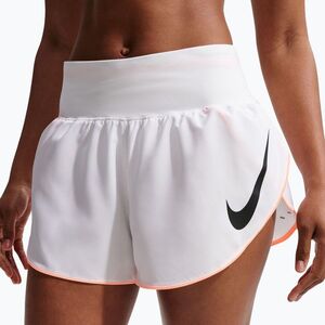 Női futóshort Nike Tempo Swoosh Dri-Fit Mid-Rise Brief-Lined white/orange pulse/black (Tempo Swoosh Dri-Fit Mid-Rise Brief-Lined IF1473-101) kép